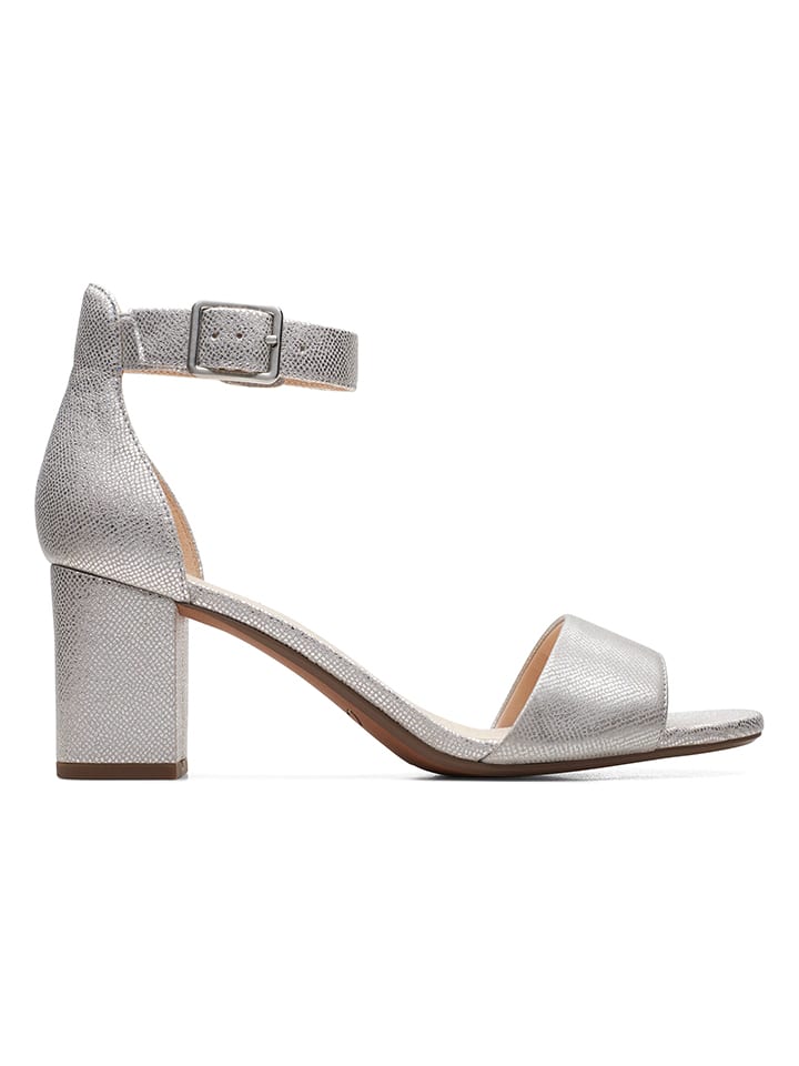 Clarks Sandaletten Deva Mae in Silber gunstig kaufen limango