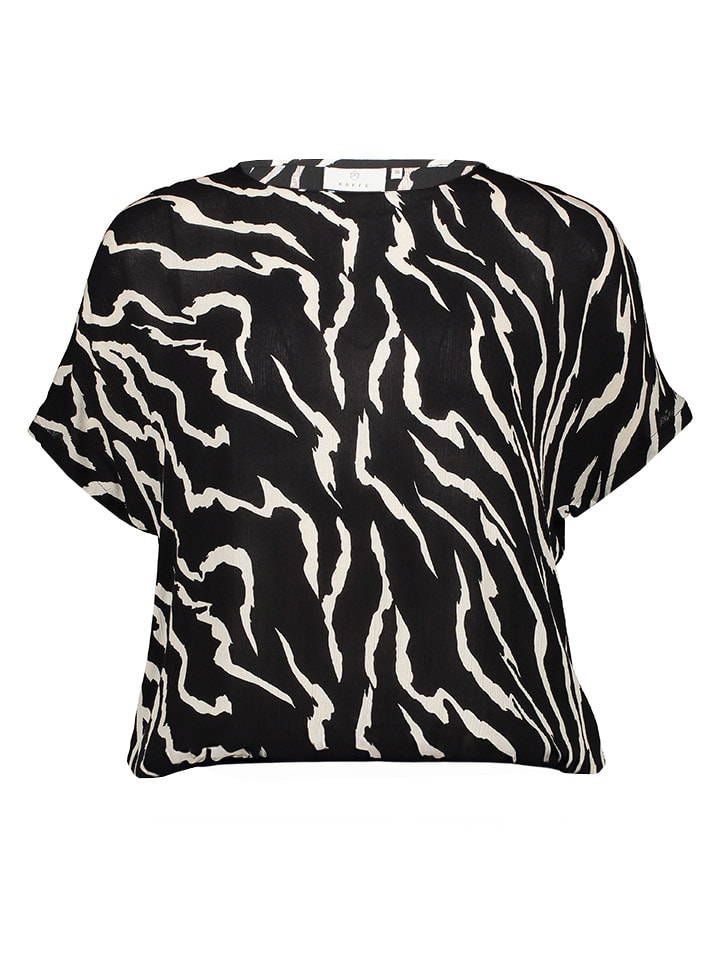 Bluse in Schwarz/ Weiß