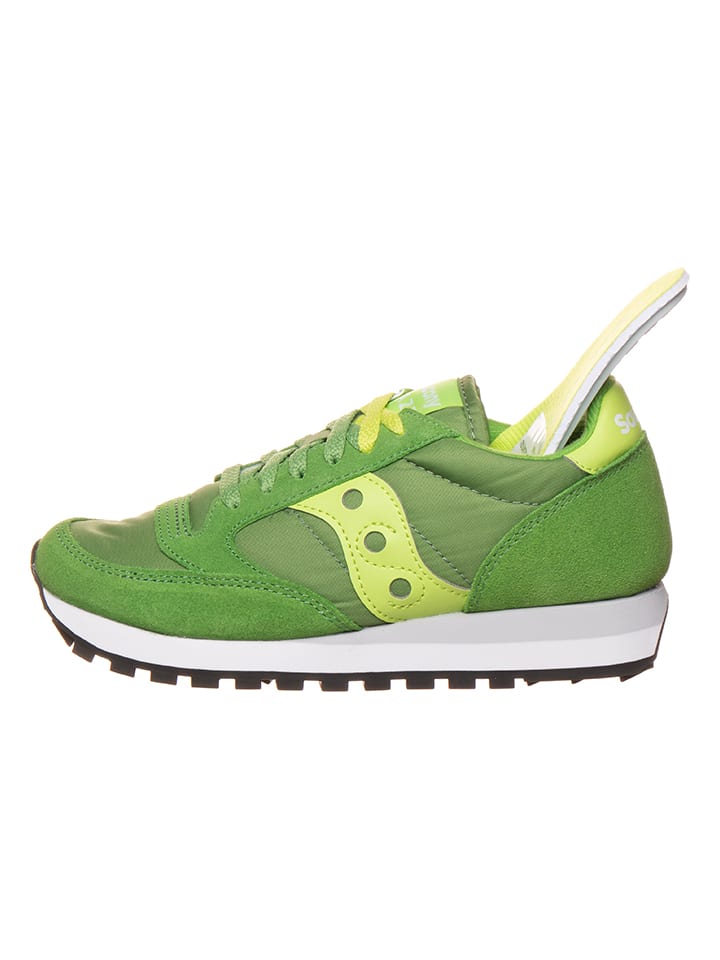 Saucony green sneakers sale