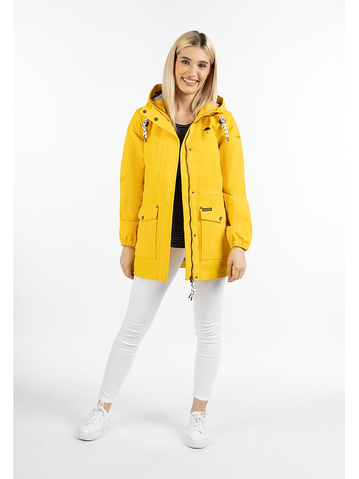 Damen Regenjacke Regenjacke Gelb Wasserdicht MADSea Damen