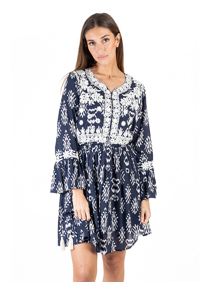 Kleid in Dunkelblau