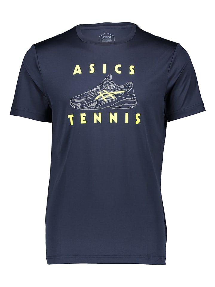 asics Tennisshirt in Dunkelblau gunstig kaufen limango