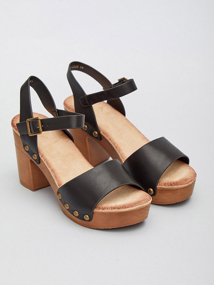 Sandaletten in Schwarz