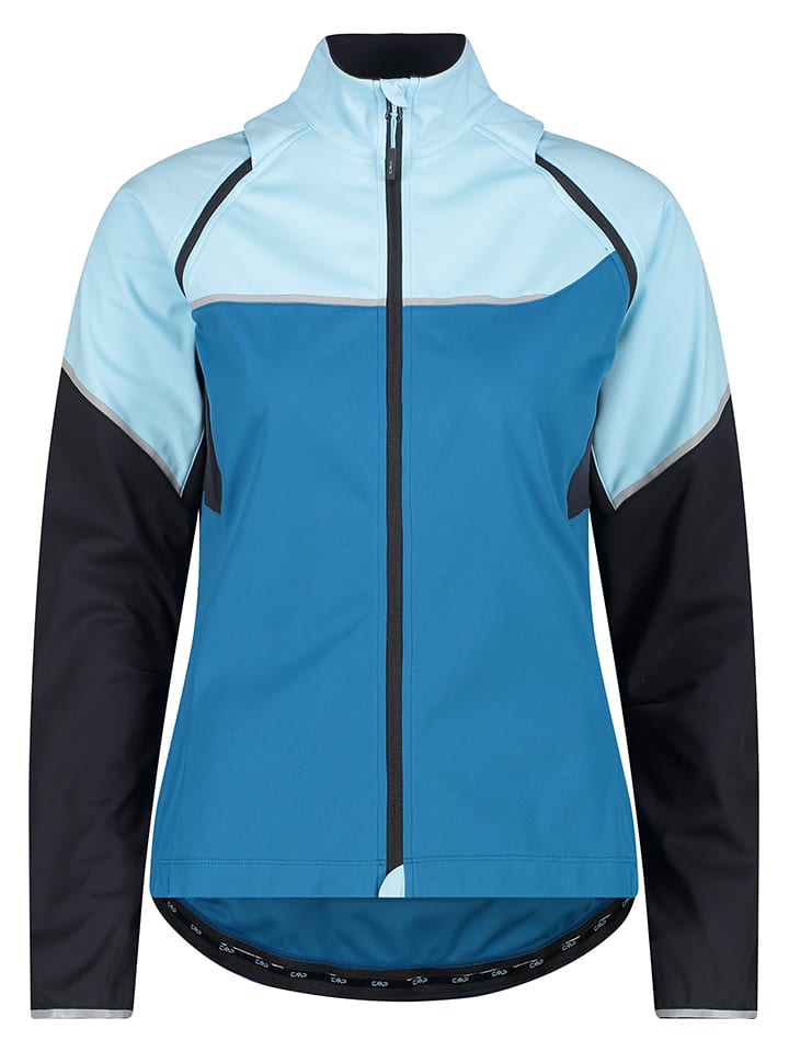 2in1-Softshelljacke in Hellblau/ Blau