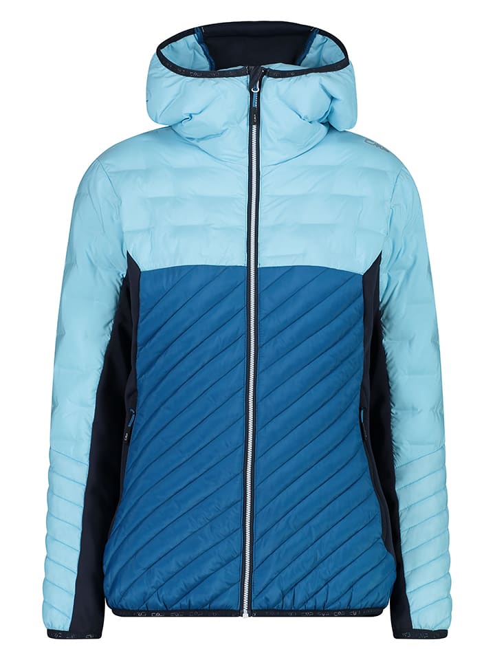 Hybride jas lichtblauw/blauw