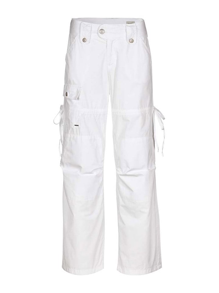 Cargohose in Weiß