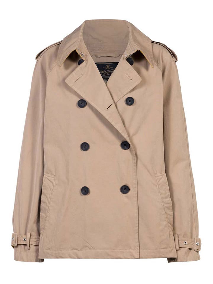 Trenchjacke in Beige