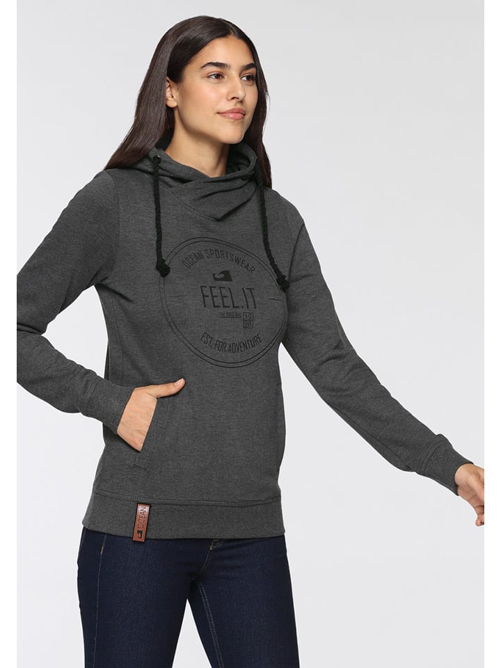 Hoodie "Essentials" in Anthrazit