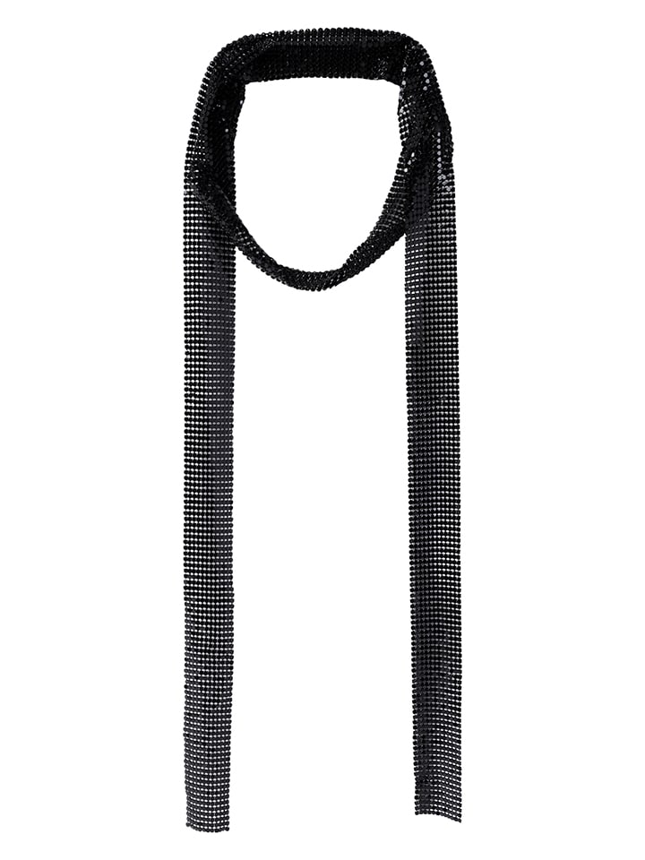Schal in Schwarz - (L)167 x (B)3 cm