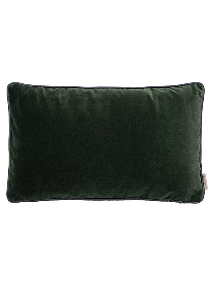 Poszewka "Velvet" w kolorze zielonym na poduszkę - 30 x 50 cm