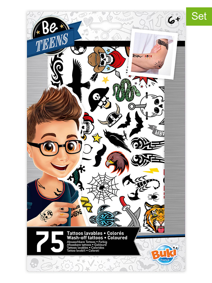 75er-Set: "Wash-Off Tattoos" - ab 6 Jahren