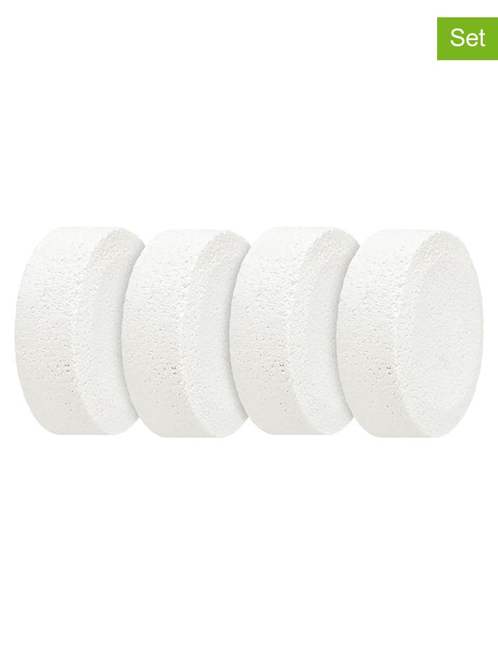 4-częściowy zestaw w kolorze białym - 4 x 250 g