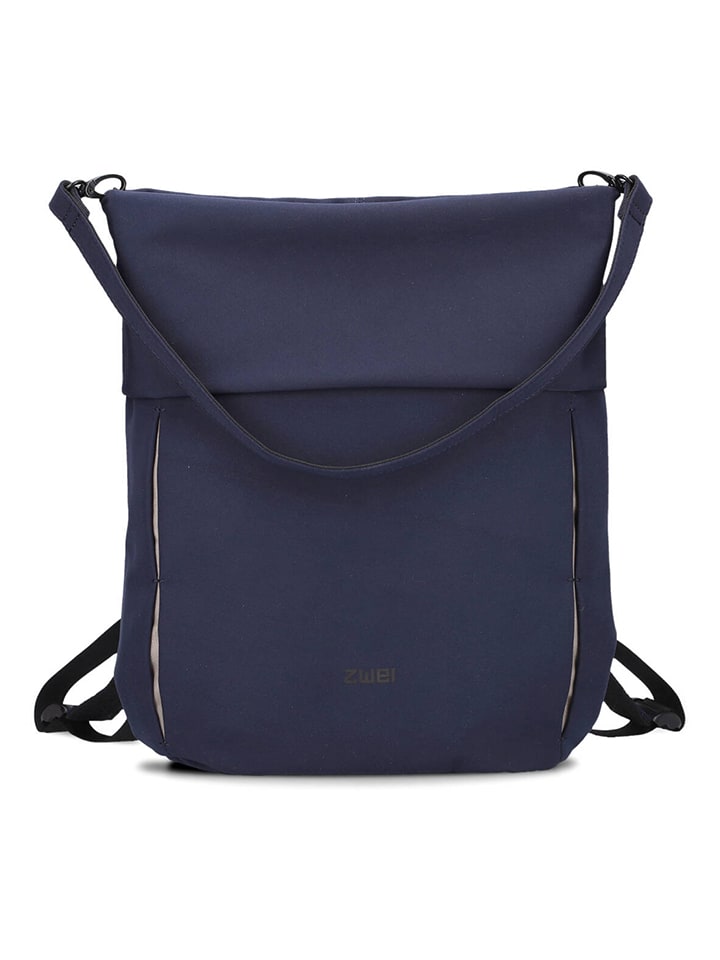 Schultertasche in Dunkelblau - (B)32 x (H)35 x (T)12 cm
