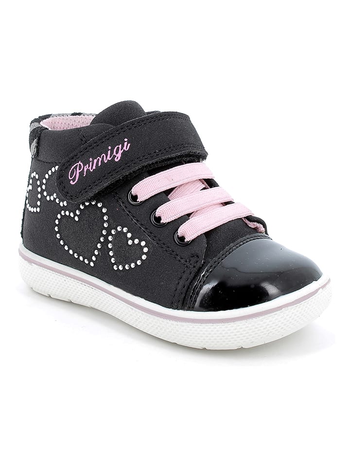 Leren sneakers zwart