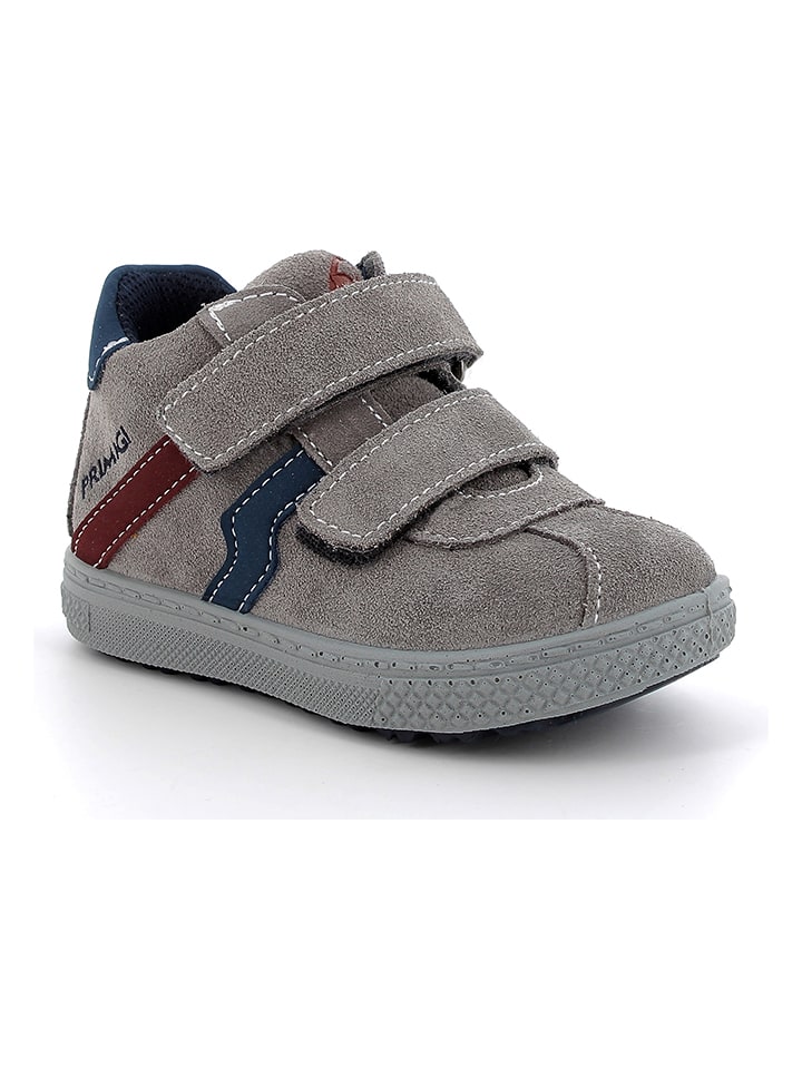 Leren sneakers grijs