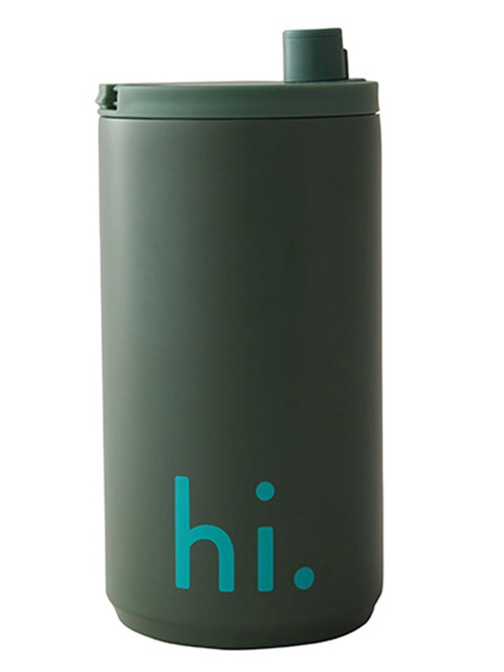 Thermobecher "Hi" in Grün - 350 ml