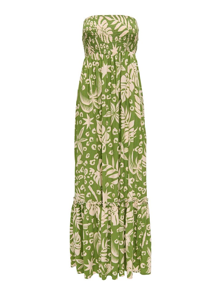 ONLY Jurk groen beige goedkoop kopen limango