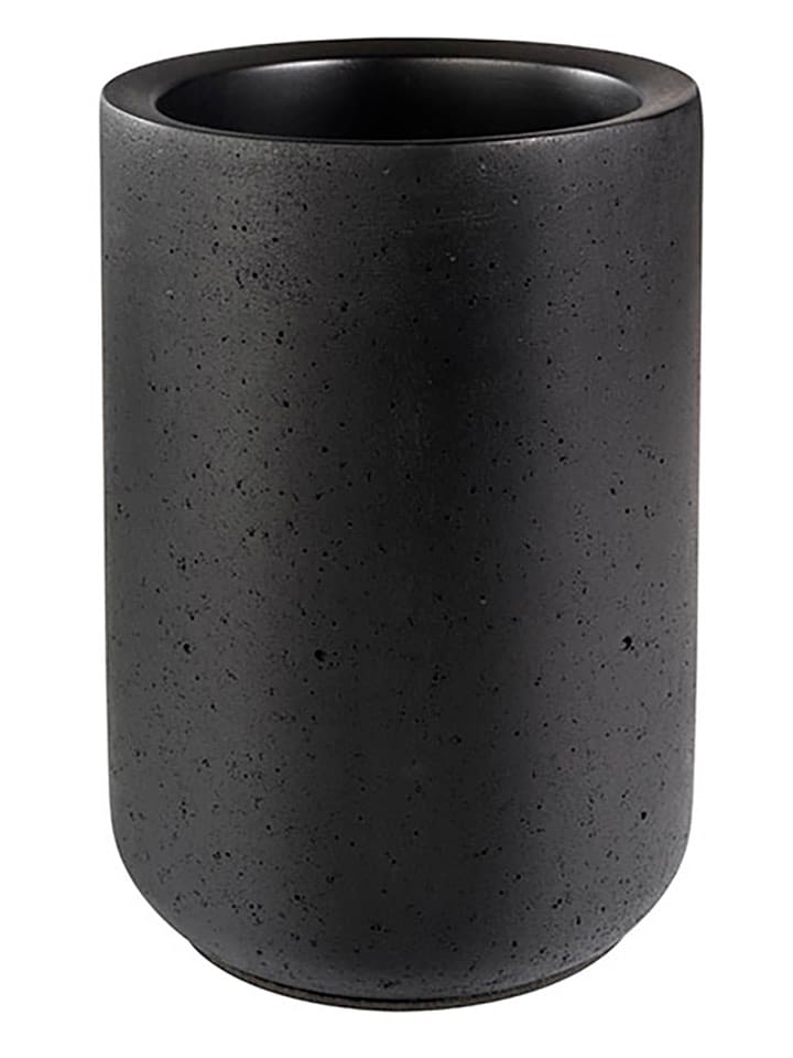 Flaschenkühler "Element" in Schwarz - (H)19 x Ø 12 cm