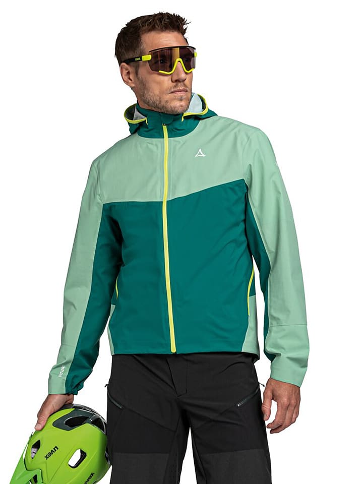 Regenjacke "Epic Trail" in Türkis
