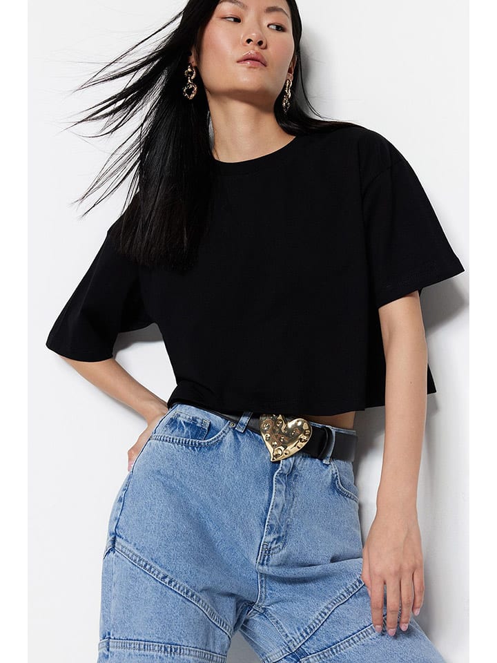Shirt in Schwarz