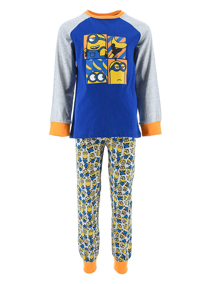 Pyjama "Minions" in Blau/ Bunt