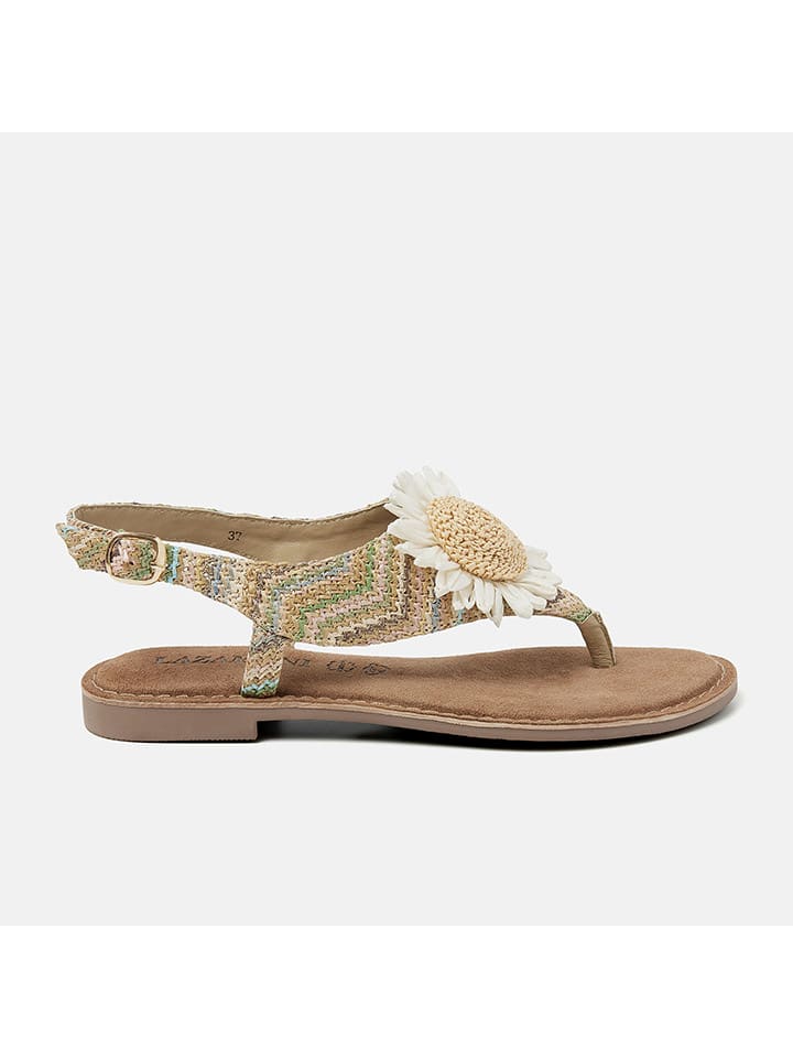 Lazamani Teensandalen beige goedkoop kopen limango