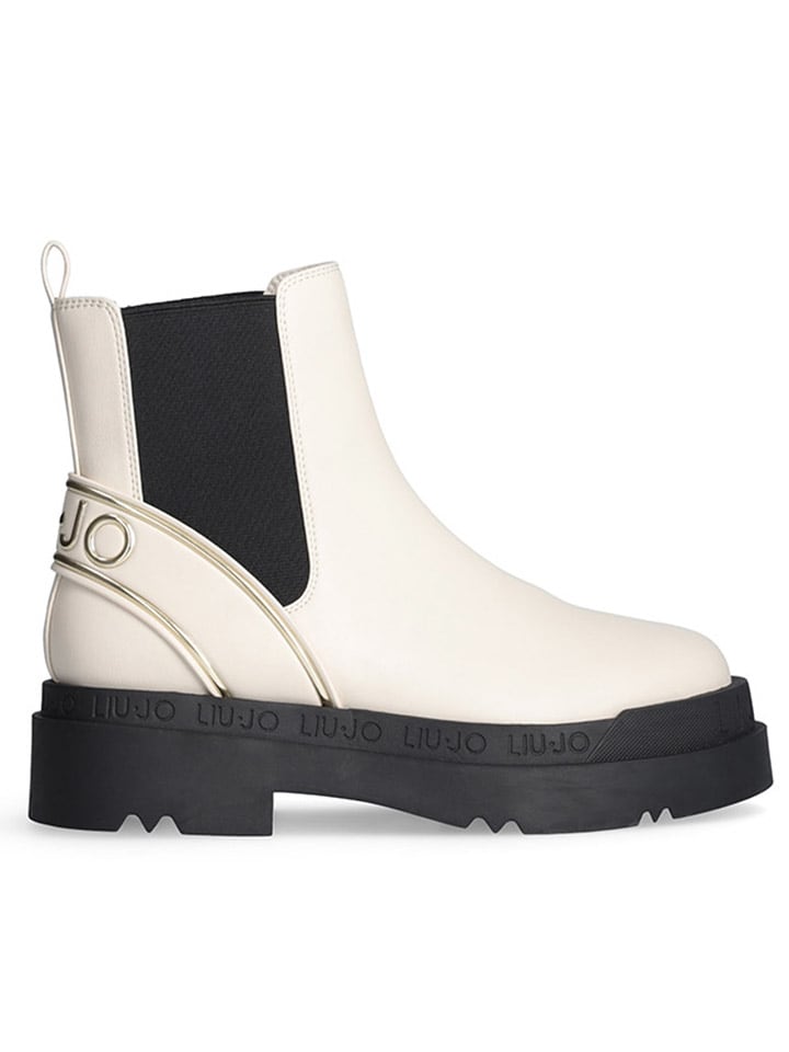 Chelseaboots crème
