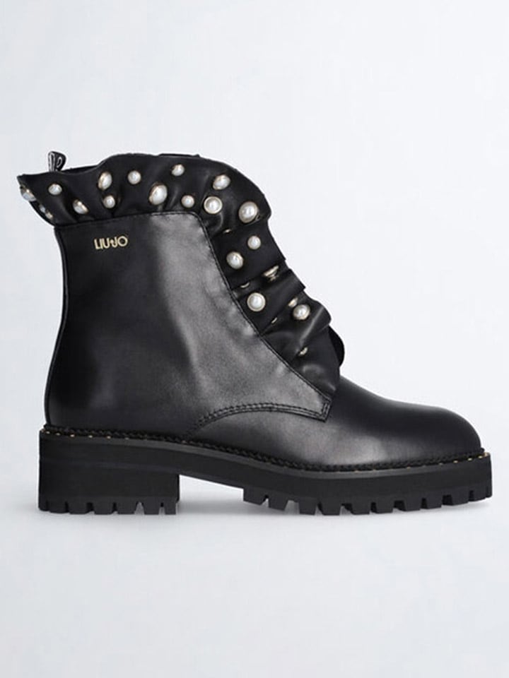 Leren boots zwart