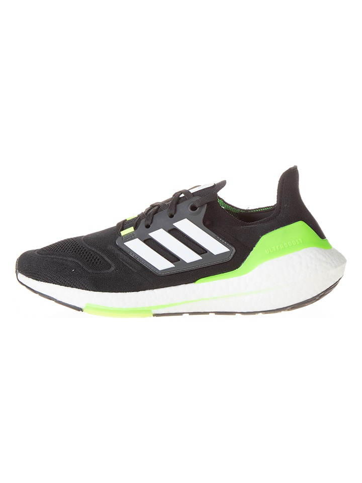 Buty "Ultraboost 22" w kolorze czarno-zielonym do biegania