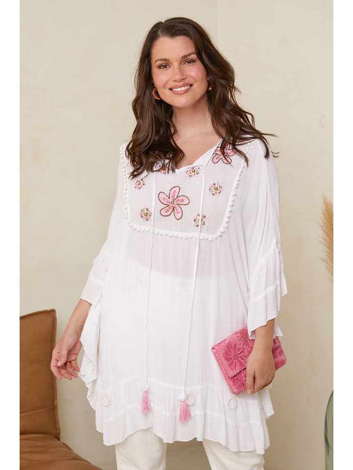 Witte tuniek jurk 2025