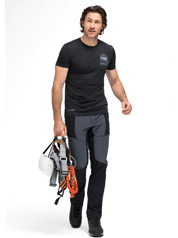 Trekkinghose "Kerid Mix M 2.0" in Anthrazit/ Schwarz