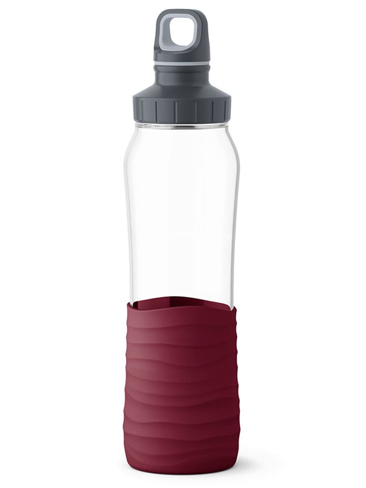 Bidon "Drink 2 Go" w kolorze bordowym - 700 ml
