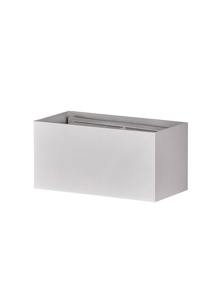 Lampa ścienna LED "Wallo" w kolorze srebrnym - 20 x 10 x 10 cm