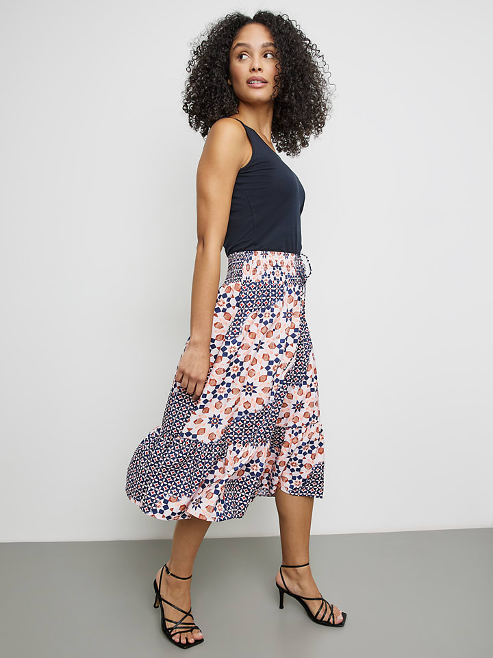 Gerry Weber Rok donkerblauw rose goedkoop kopen limango