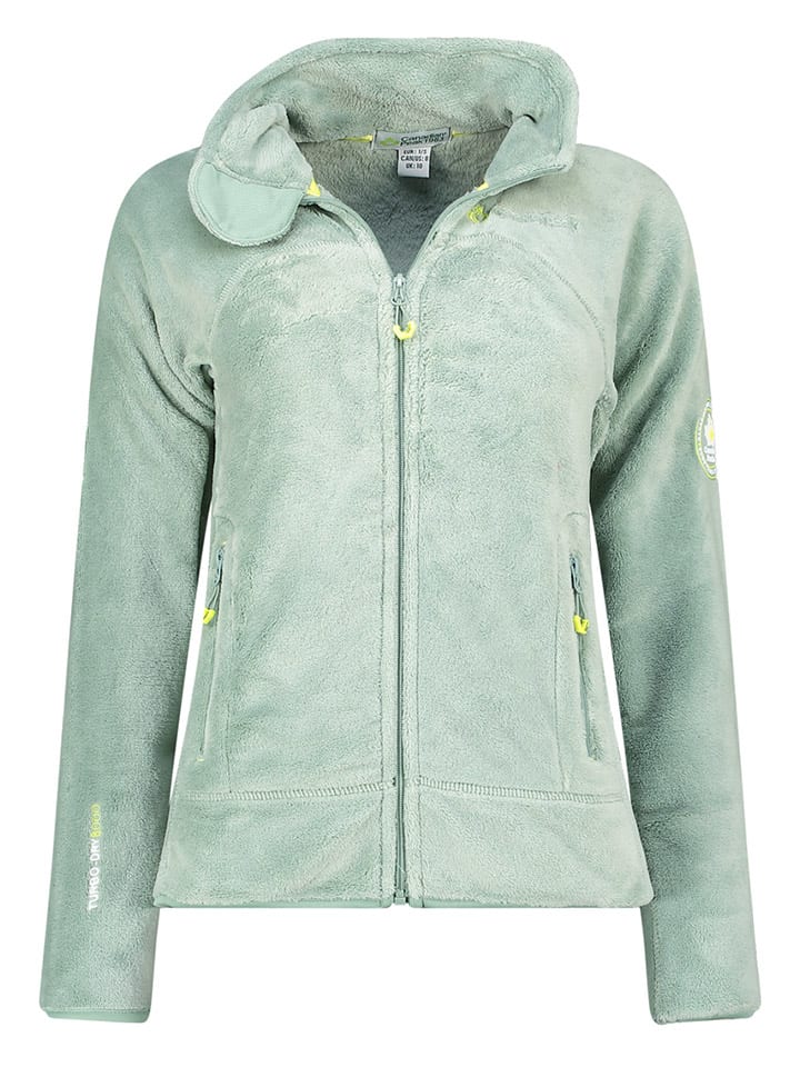 Fleece vest "Udilas" mintgroen