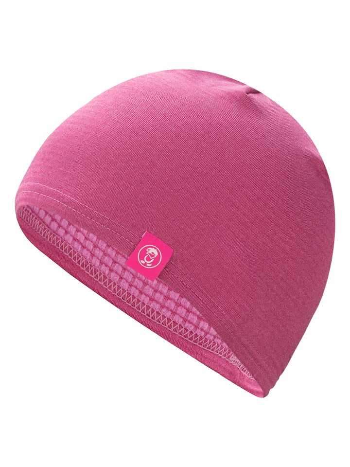 Czapka beanie "Light Fleece" w kolorze różowym