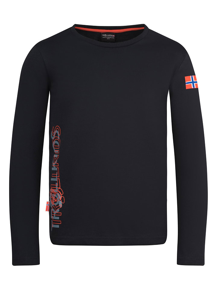 Longsleeve "Stavanger" in Schwarz