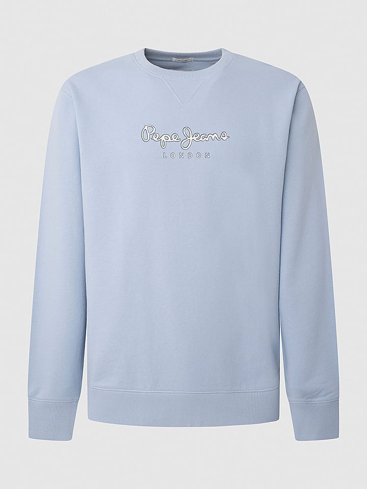 Sweatshirt in Hellblau