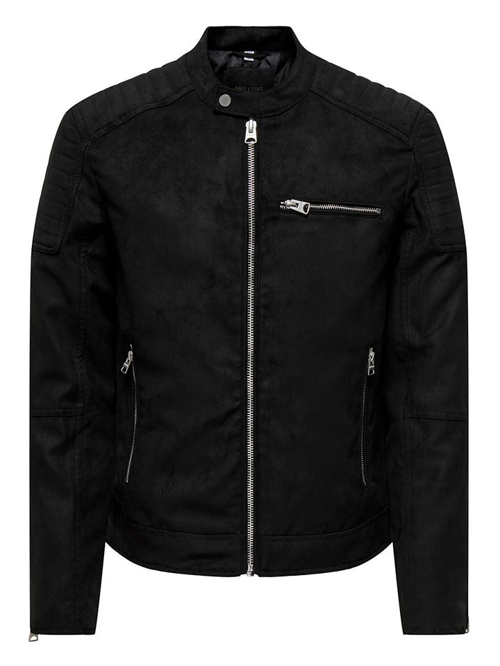 Übergangsjacke in Schwarz