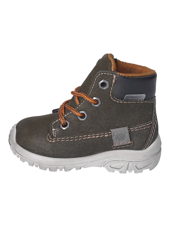 Leren winterboots "Dean-S" kaki