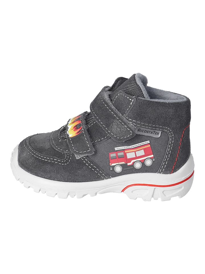 Leren boots "Lenz-S" grijs