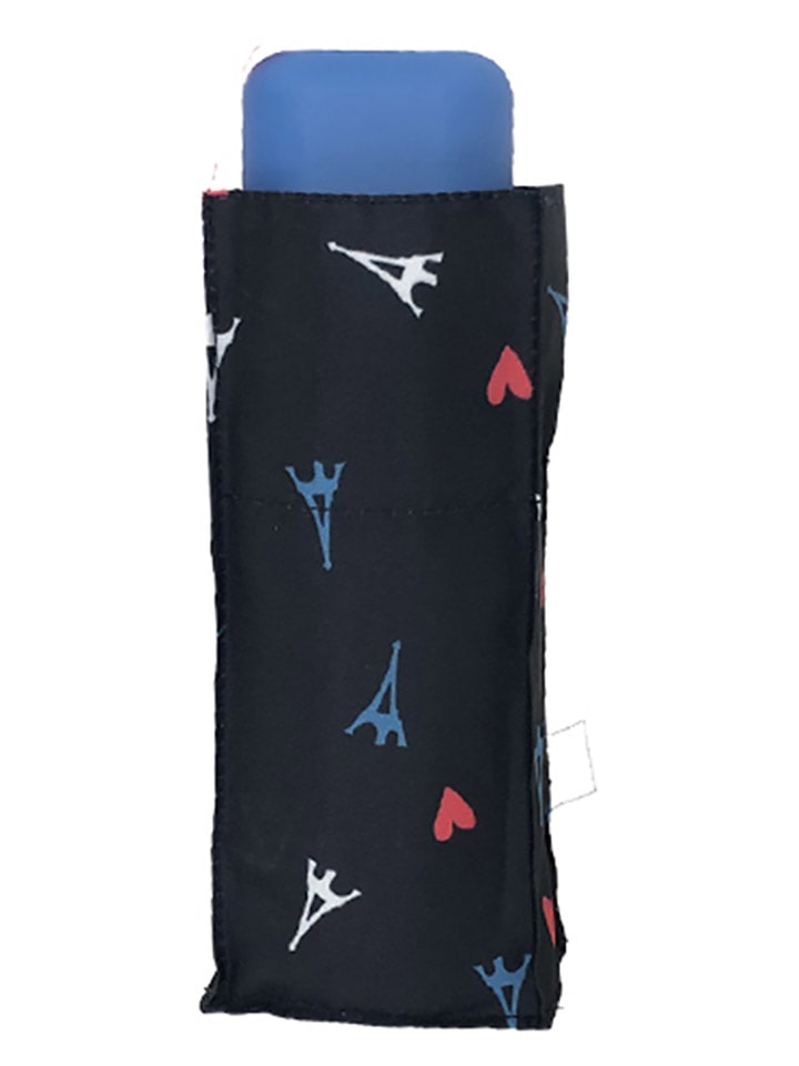Parasol w kolorze czarnym ze wzorem - Ø 93 cm