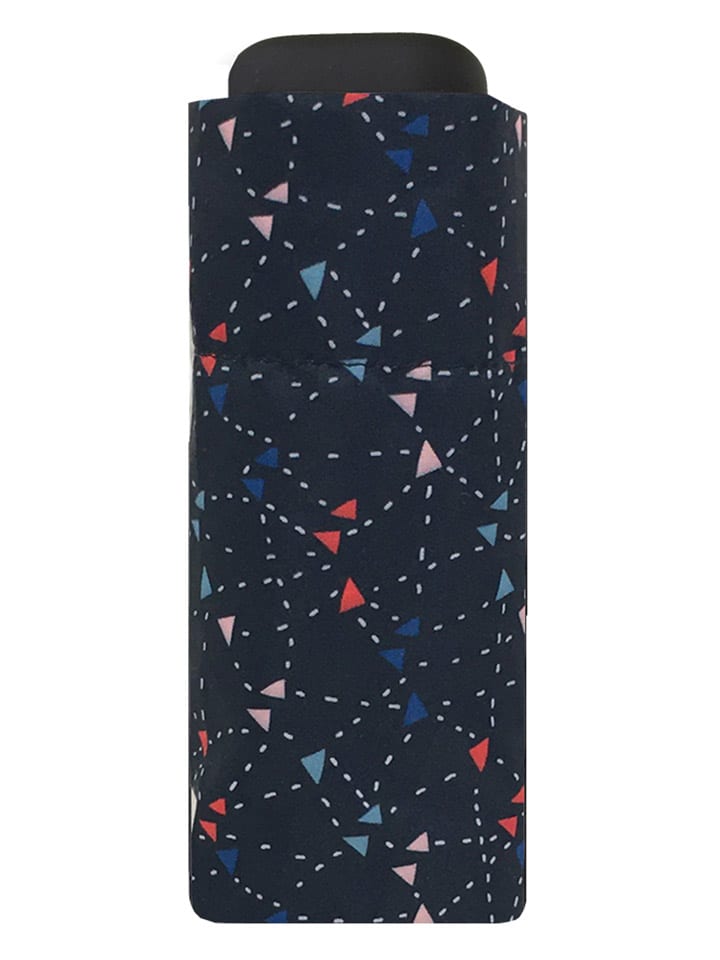 Taschenschirm in Schwarz/ Bunt - Ø 93 cm