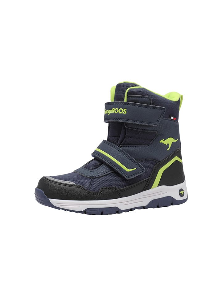 Boots "Camp V" in Blau/ Grün