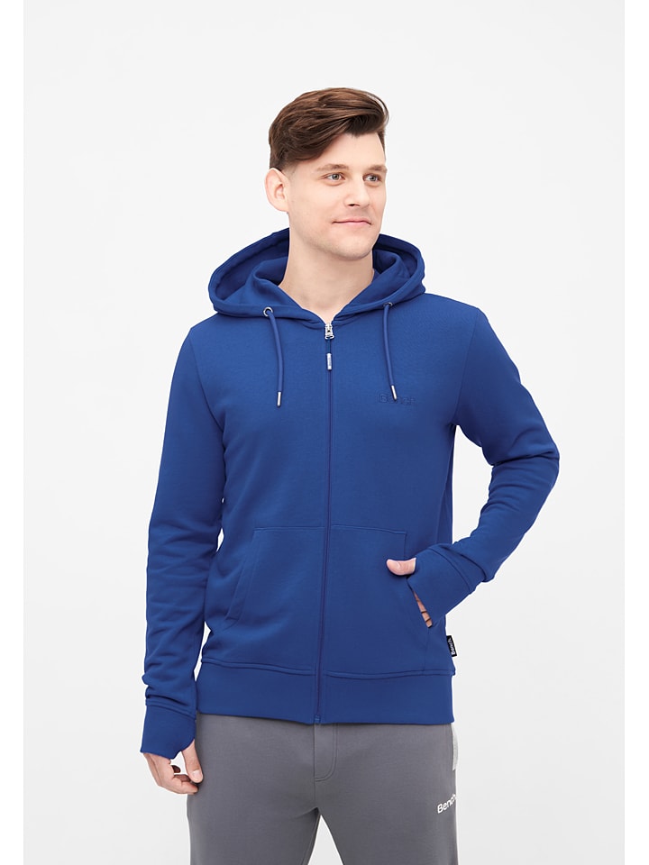 Sweatvest "Alert" blauw