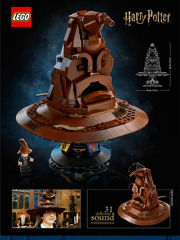 LEGO® Harry Potter™: Der Sprechende Hut - ab 18 Jahren