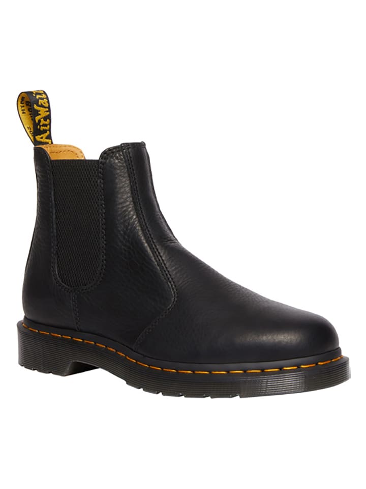 Leren chelseaboots zwart