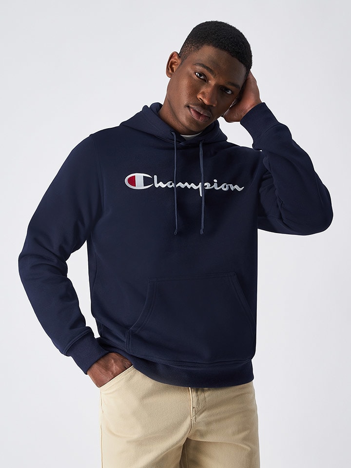 Champion Hoodie donkerblauw goedkoop kopen limango