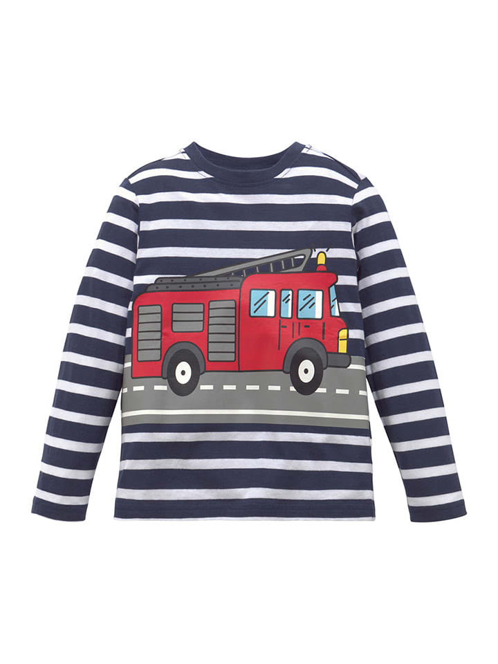 Longsleeve in Dunkelblau