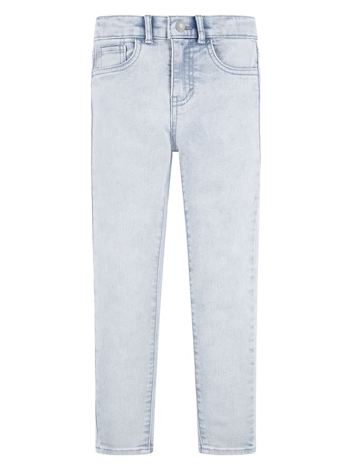 Dżinsy - Super Skinny fit - w kolorze błękitnym
